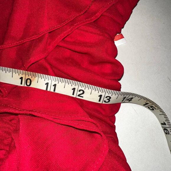 Y2k fiesta red ruched sexy bodycon maxi dress - Picture 9 of 10